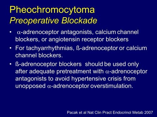 Pheochromocytoma - University of Colorado Denver