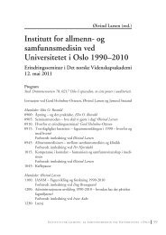 Institutt for allmenn- og samfunnsmedisin ved Universitetet ... - Michael