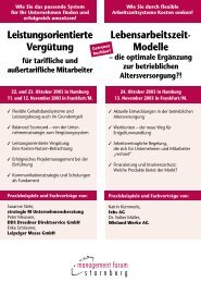 Lebensarbeitszeit- Modelle - Strategie M Unternehmensberatung ...