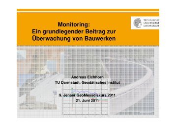 Monitoring: Ein grundlegender Beitrag zur Überwachung von ... - DVW