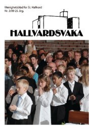 HALLVARDSVAKA Nr. 3/09 - St Hallvard menighet - Den katolske ...