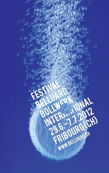 Programm als PDF - Festival Belluard Bollwerk International