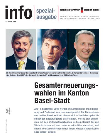 Gesamterneuerungswahlen im Kanton Basel-Stadt