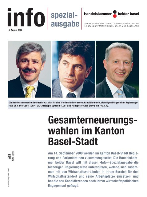 Gesamterneuerungswahlen Im Kanton Basel Stadt