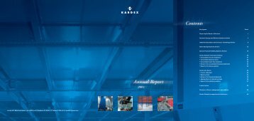 Annual Report 2001 - Kardex