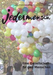 Eine Gesellschaft für den Menschen - Jedermensch