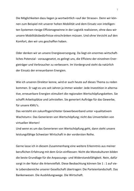 Ansprache Marcel Schweizer - KMU-Channel Gewerbeverband ...