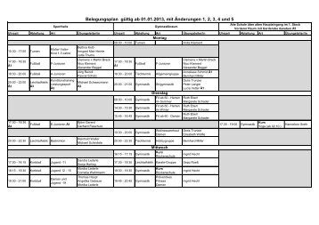 Belegungsplan 2012-5 - TSV Betzigau
