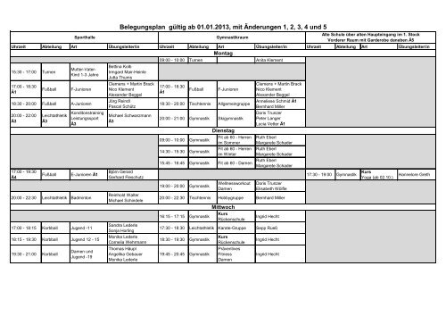 Belegungsplan 2012-5 - TSV Betzigau