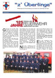 Feuerwehr - in Überlingen am Ried