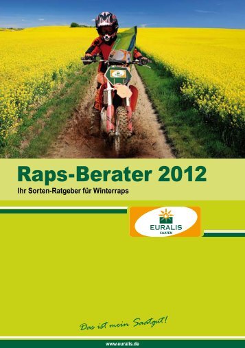 EURALIS Raps-Berater 2012 (PDF zum download)