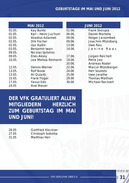 39 41 21 Fax 02373 - beim DJK VfK Iserlohn 1888 eV