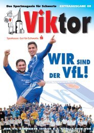 Viktor Extraheft VFL 2008 - Viktor - Schwerte