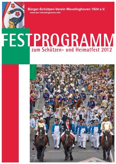 Festgrogramm 2012 - bsv-wevelinghoven