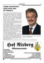 SC Report 2 August 2007 - SC 1911 Kapellen-Erft