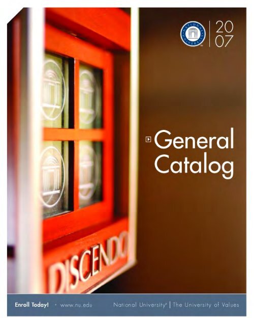 Catalog 70 (September 2006) National University