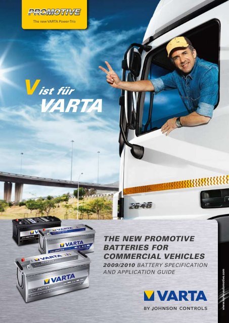 the new promotive batteries for commercial vehicles - VARTA ...