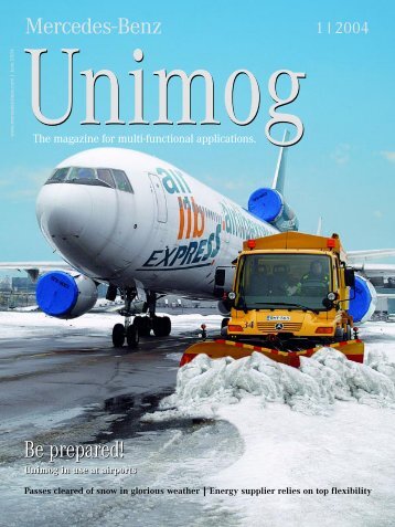 Unimog in use at airports - Mercedes-Benz España