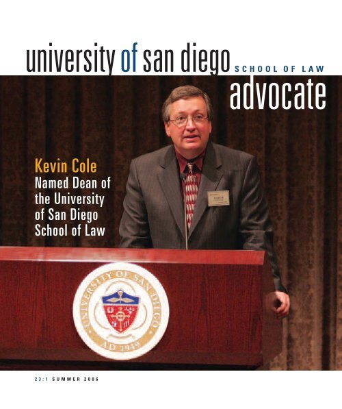 Kevin Cole - University of San Diego