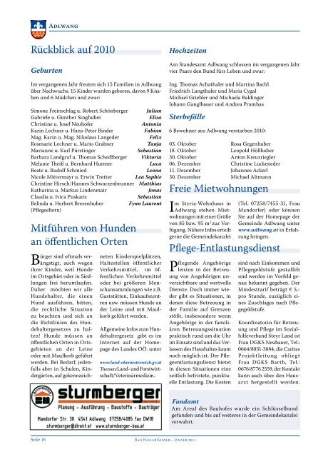 (4,30 MB) - .PDF - Pfarrkirchen bei Bad Hall