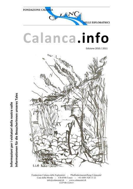 Calanca.info - Archivio regionale Calanca