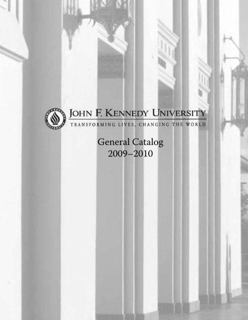 Business Administration - John F. Kennedy University