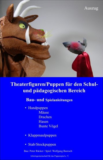 Theaterfiguren/Puppen für den Schul- und pädagogischen Bereich