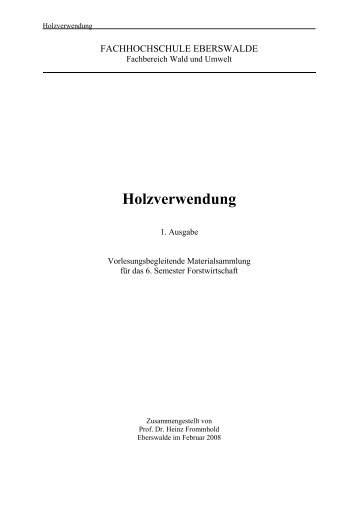 1.Teil Vorlesung als PDF herunterladen - Hochschule für ...