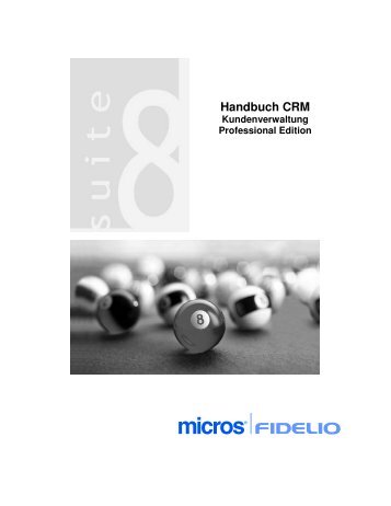 Handbuch CRM - Kundenverwaltung - Ophelia.de