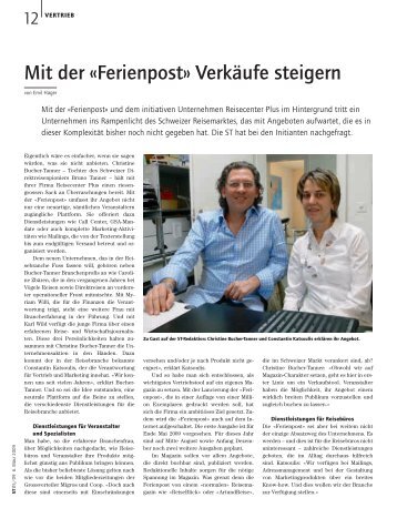 artikel als pdf zum downloaden - Schweizer Touristik