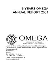 6 YEARS OMEGA ANNUAL REPORT 2001