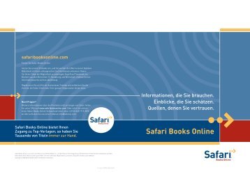 safaribooksonline.com Safari Books Online ist Ihr Informationsportal ...