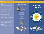Honors Program - Kent State University at Stark