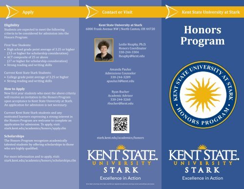 Honors Program - Kent State University at Stark