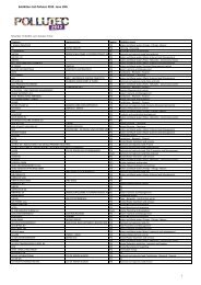 Exhibitors list Pollutec 2012 - september 4th - Active Communication