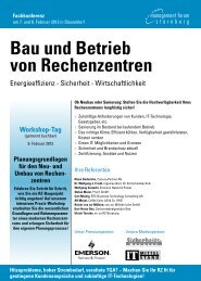 Bau und Betrieb von Rechenzentren - Carpus+Partner AG