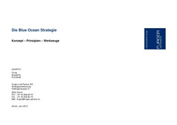 Die Blue Ocean Strategie - Furger und Partner AG ...