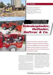 Teleskoplader, Hoflader, Hoftrac & Co. - agripub.ch