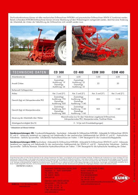 CD CDM 300 - 400 - Kuhn