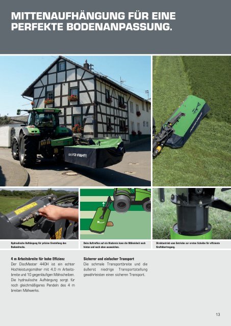 scheibenmähwerke discmaster 100-200-300-400h - Same Deutz ...