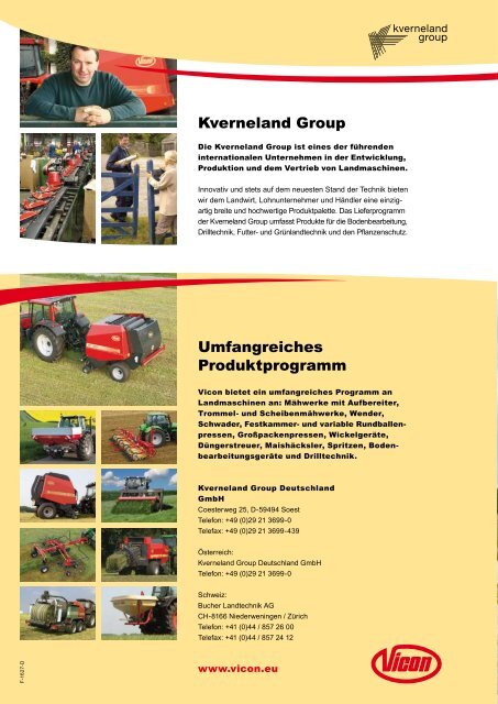 Rundballenpressen mit Festkammer - Spezielle-Agrar-Systeme GmbH