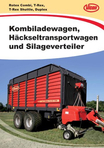 Überladewagen Vicon T-Rex Shuttle - Spezielle-Agrar-Systeme GmbH