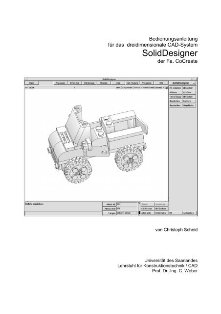 SolidDesigner - Hilfeseite zum OneSpace Designer
