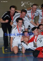 Saison 2010 / 2011 - UHCevi Gossau