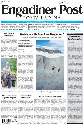 Wo bleiben die Engadiner Bergführer? - Engadiner Post