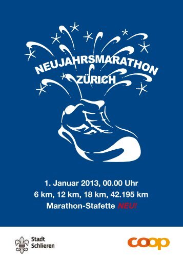 Ausschreibung (pdf) - Neujahrsmarathon Zürich