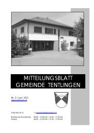 Mitteilungsblatt Juni 2011 - Gemeinde Tentlingen