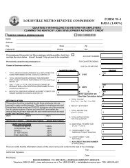 louisville metro revenue commission form w-1 kjda (1.00%)