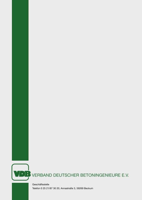 Report 15 - Verband Deutscher Betoningenieure