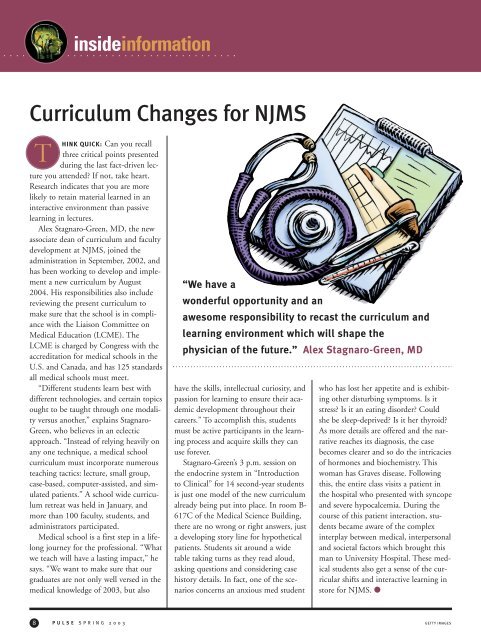 changing the course of stroke - New Jersey Medical School ...